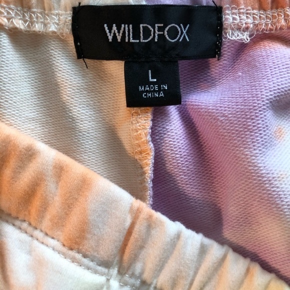𝅺WILDFOX NWT Rory Tie Dye Lounge Pants Large - Picture 2 of 8